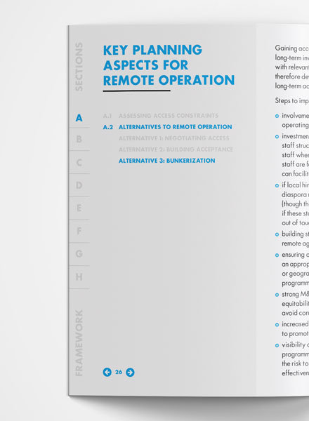 Interactive PDF navigation design